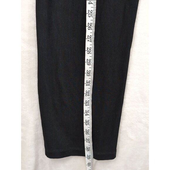 Chicos Travelers Pants Size 1 Short Medium Black Elastic Waist Career Vacation - Picture 8 of 10